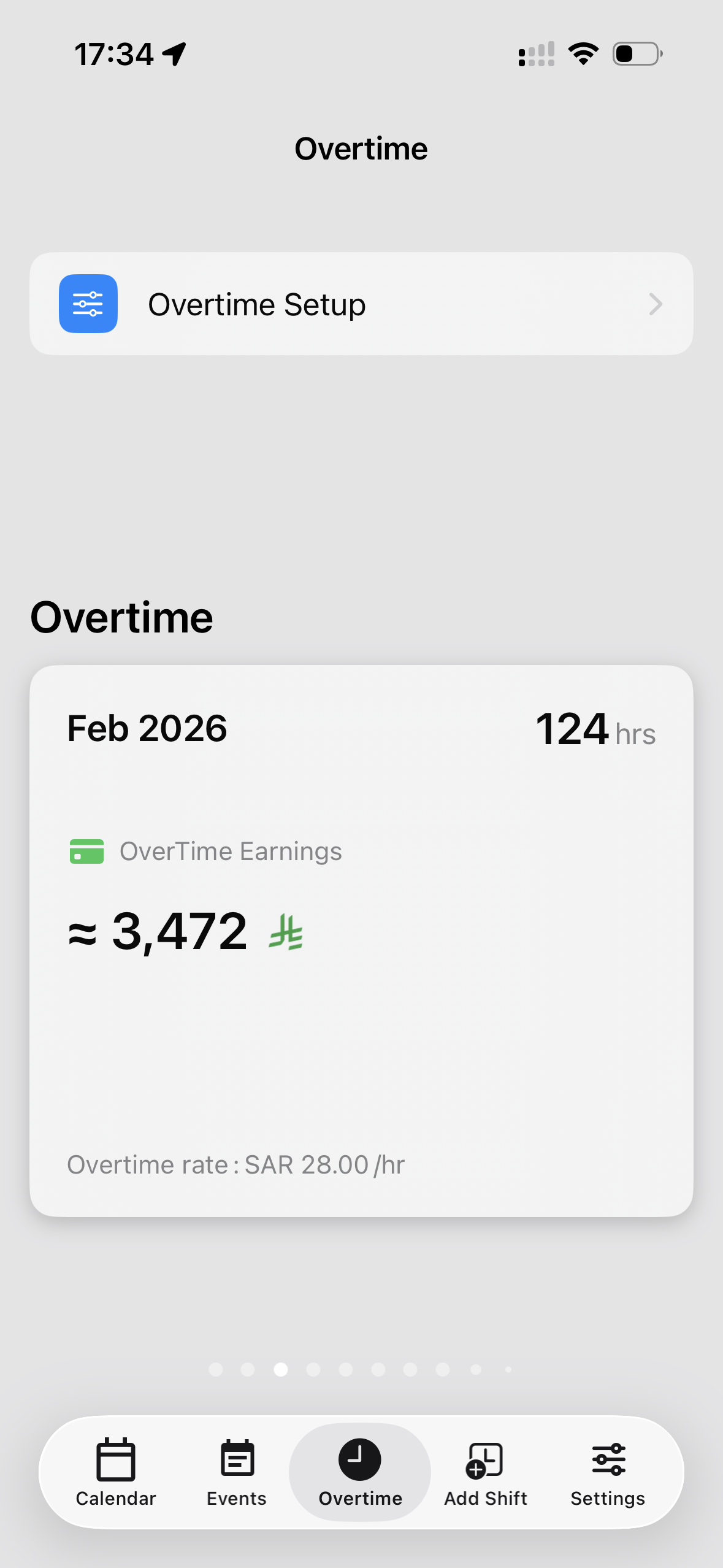 Zam Calendar - Feature View